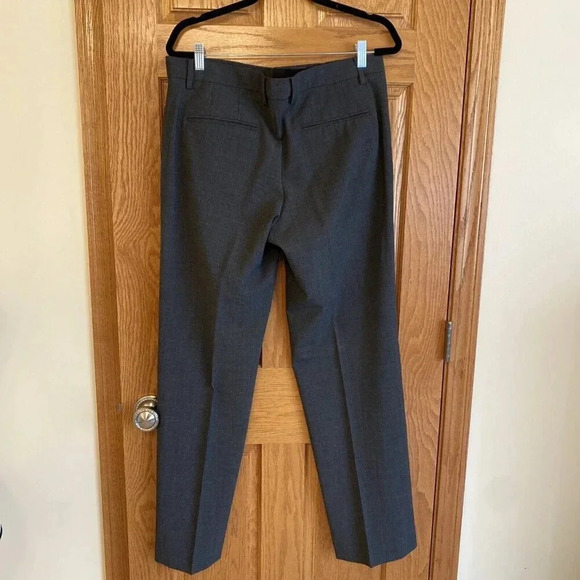 Gap Straight Fit Favorite Trouser Stretch Size 12 Charcoal Gray Y2K 90s - Picture 4 of 6